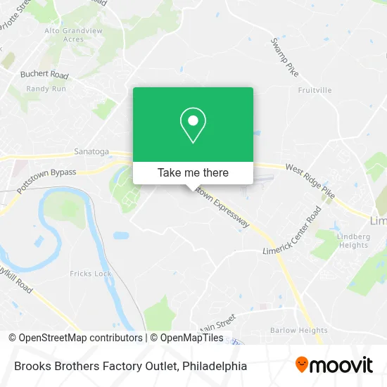 Brooks Brothers Factory Outlet map