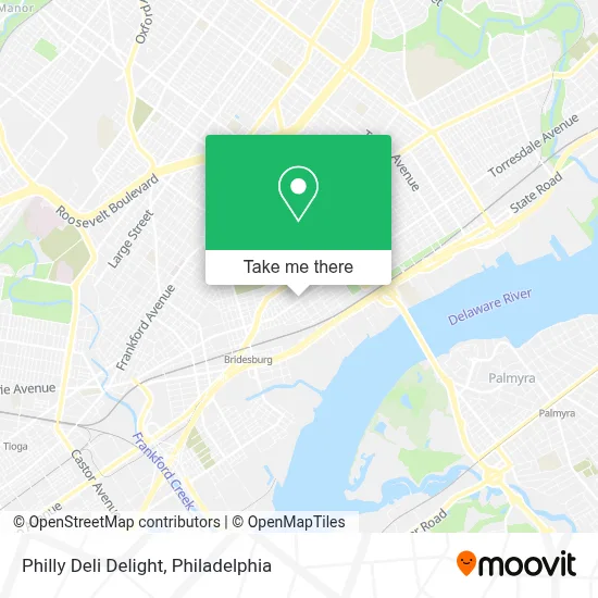 Philly Deli Delight map
