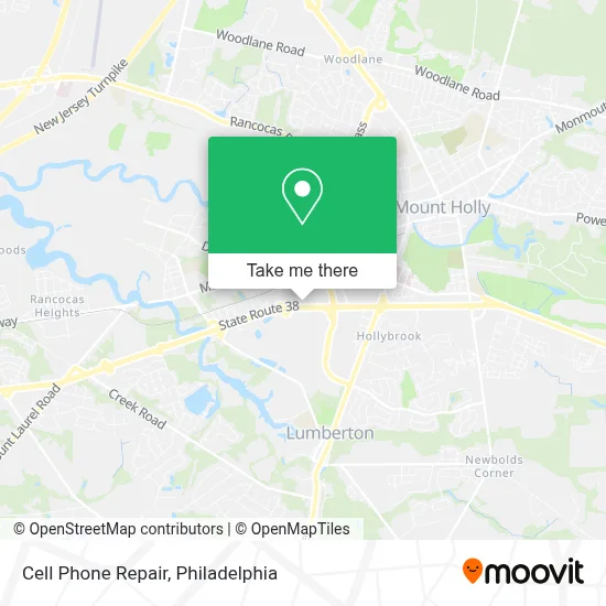 Cell Phone Repair map