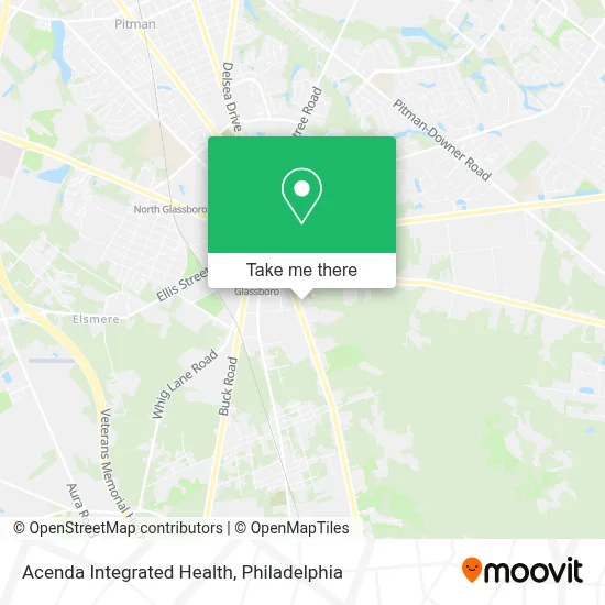 Acenda Integrated Health map