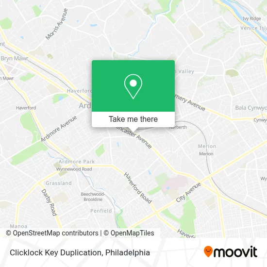 Clicklock Key Duplication map
