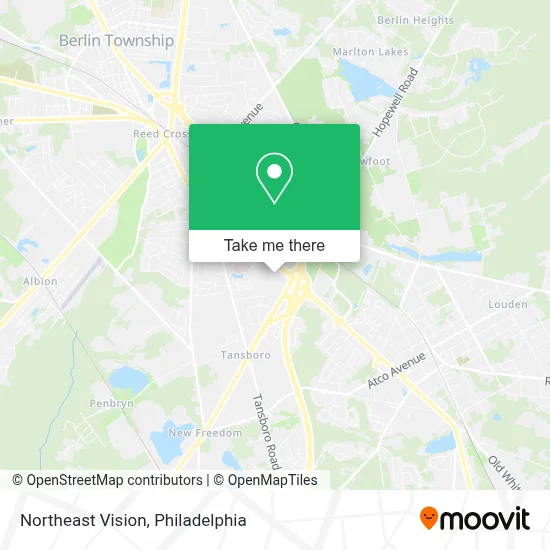 Northeast Vision map