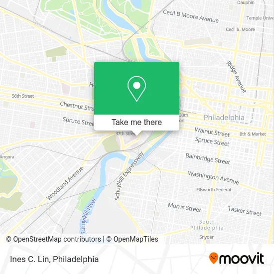 Ines C. Lin map