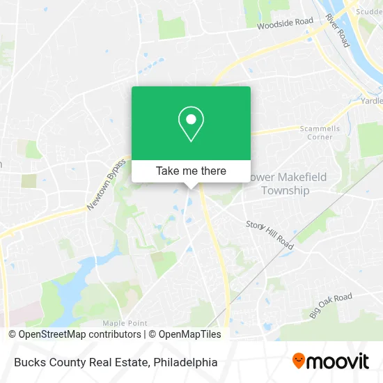 Bucks County Real Estate map