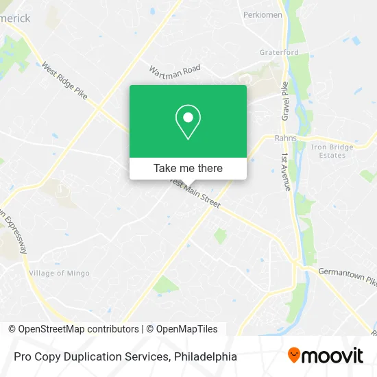 Pro Copy Duplication Services map