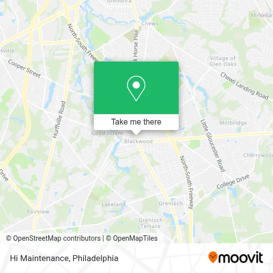 Hi Maintenance map