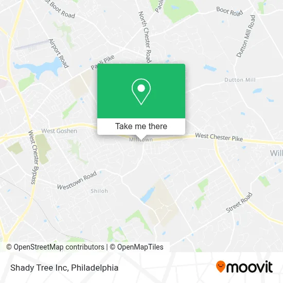 Shady Tree Inc map