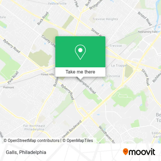 Galls map