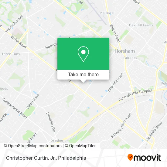 Christopher Curtin, Jr. map
