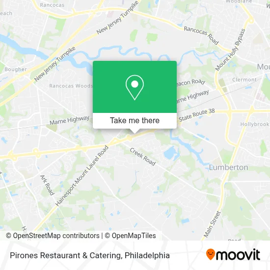 Pirones Restaurant & Catering map