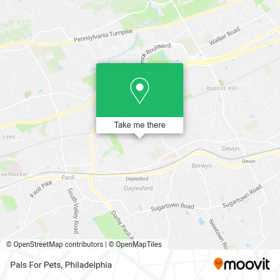 Pals For Pets map