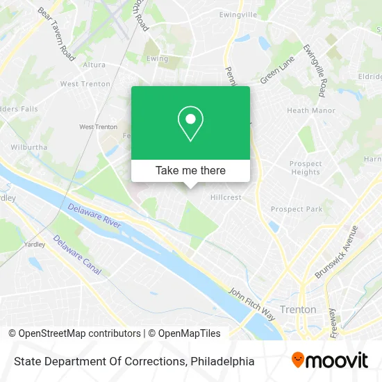 State Department Of Corrections map
