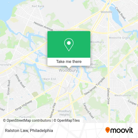 Ralston Law map