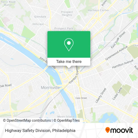 Highway Safety Division map