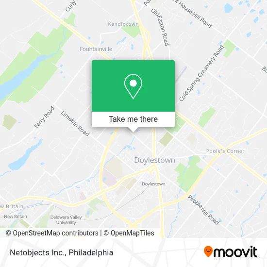 Netobjects Inc. map