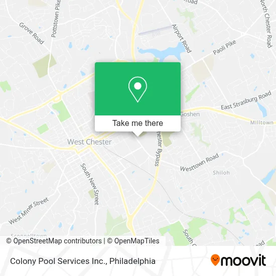 Colony Pool Services Inc. map