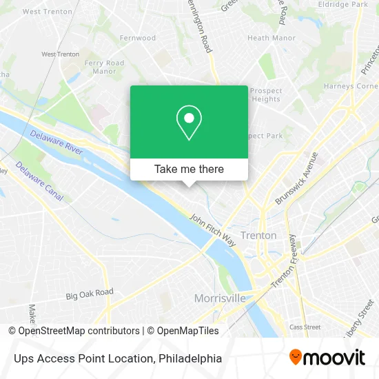Ups Access Point Location map