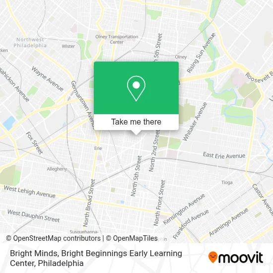 Bright Minds, Bright Beginnings Early Learning Center map
