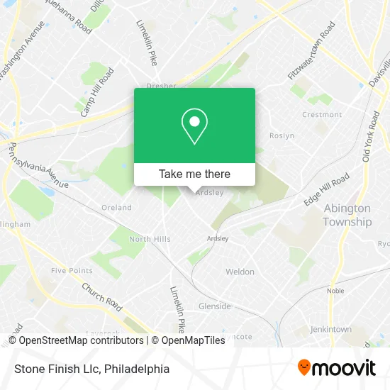 Stone Finish Llc map
