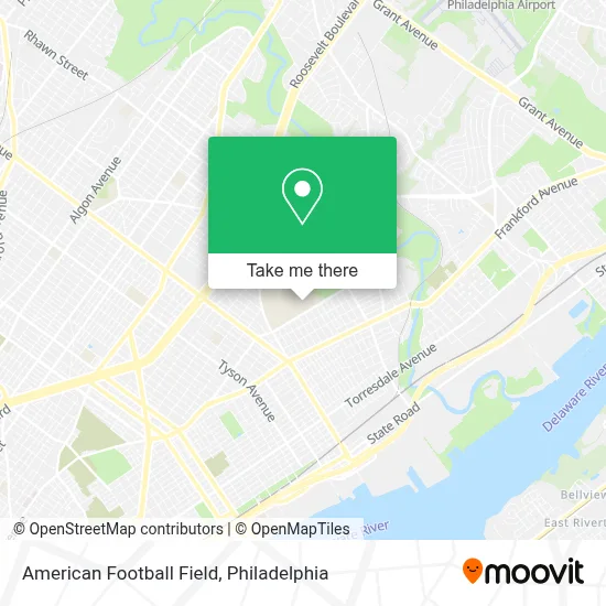 American Football Field map