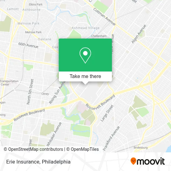 Erie Insurance map