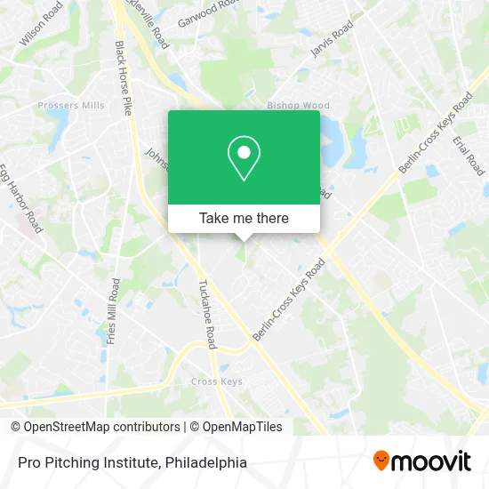 Pro Pitching Institute map
