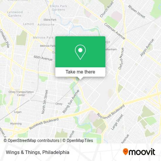 Wings & Things map