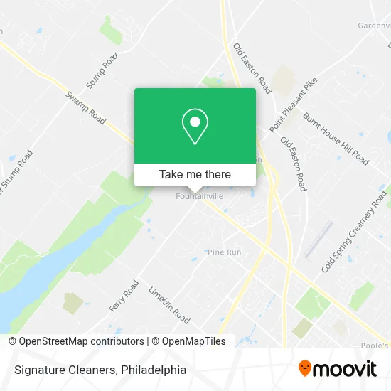 Signature Cleaners map