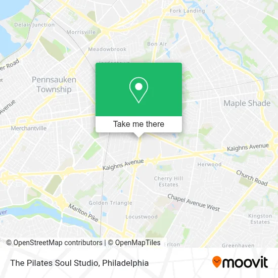 The Pilates Soul Studio map