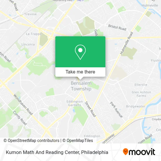 Kumon Math And Reading Center map