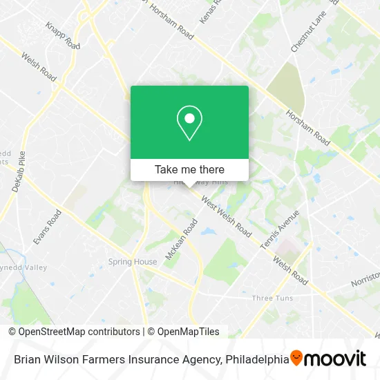 Brian Wilson Farmers Insurance Agency map