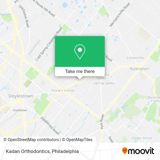 Kadan Orthodontics map