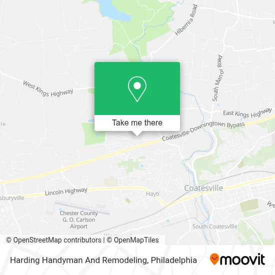 Harding Handyman And Remodeling map