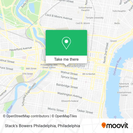 Stack's Bowers Philadelphia map