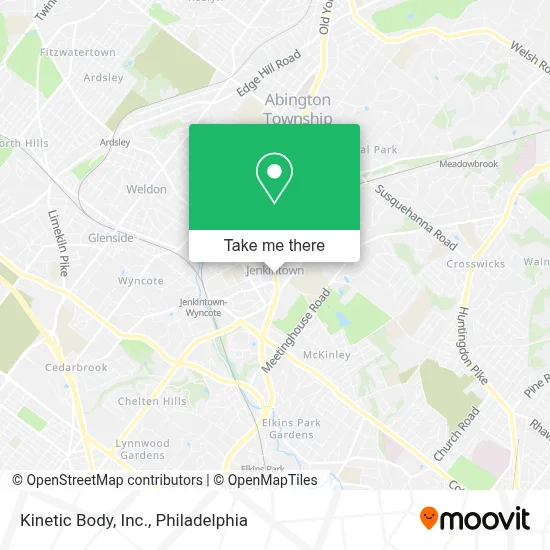 Kinetic Body, Inc. map