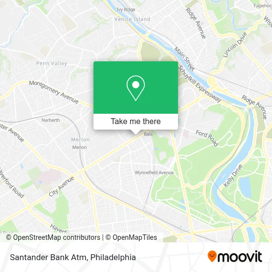 Santander Bank Atm map
