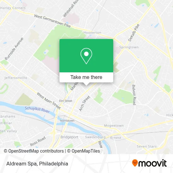 Aldream Spa map