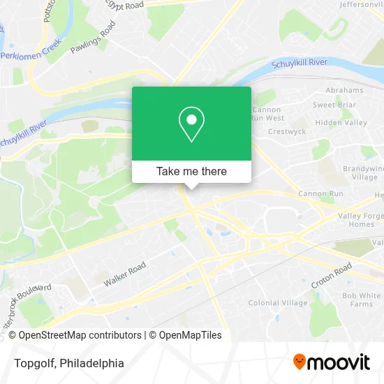 Topgolf map