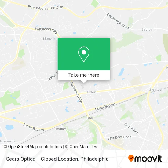 Sears Optical - Closed Location map
