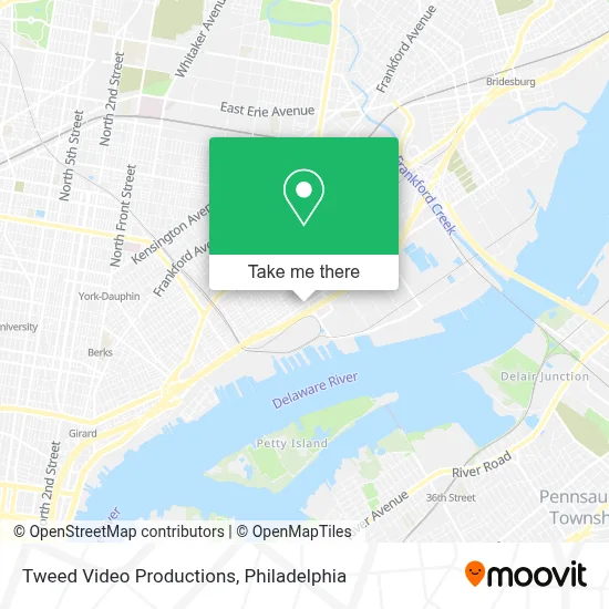 Tweed Video Productions map