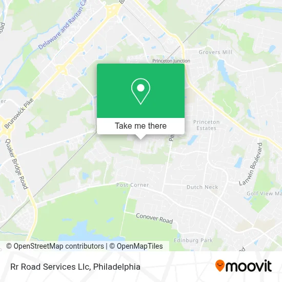 Rr Road Services Llc map