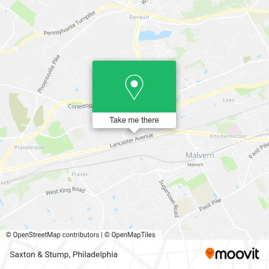 Saxton & Stump map