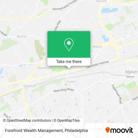 Forefront Wealth Management map