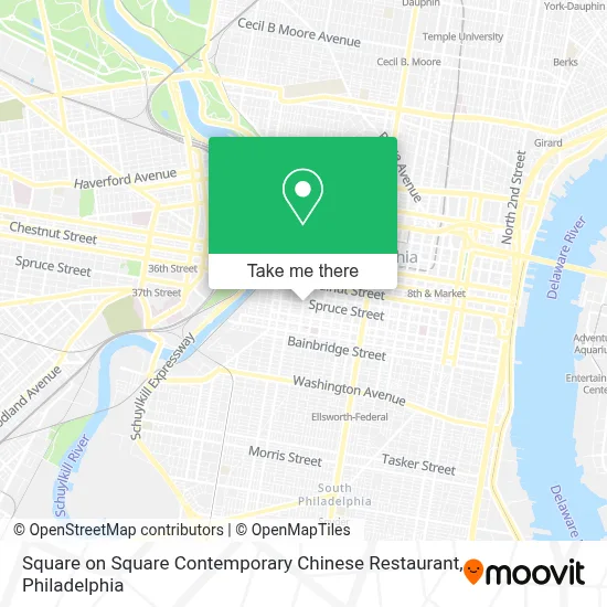 Square on Square Contemporary Chinese Restaurant map