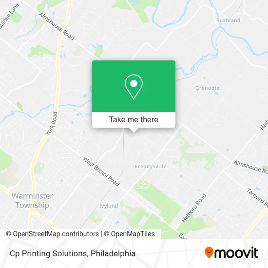 Cp Printing Solutions map