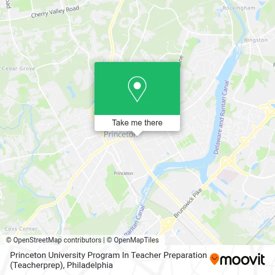 Princeton University Program In Teacher Preparation (Teacherprep) map