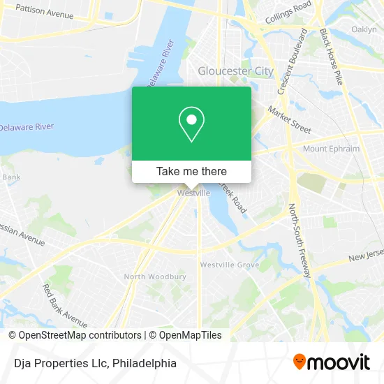 Dja Properties Llc map