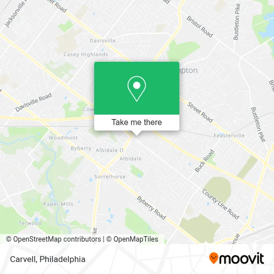 Carvell map