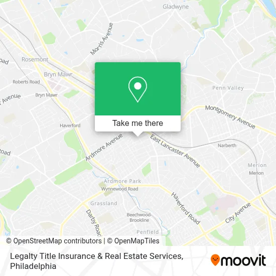 Legalty Title Insurance & Real Estate Services map