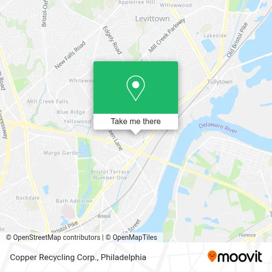 Copper Recycling Corp. map